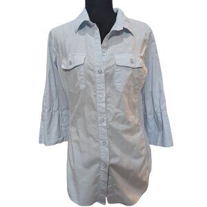 Cavalini 100% Cotton Button-Up Shirt